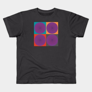 Hypnotic geometric circles in pop art style I Kids T-Shirt